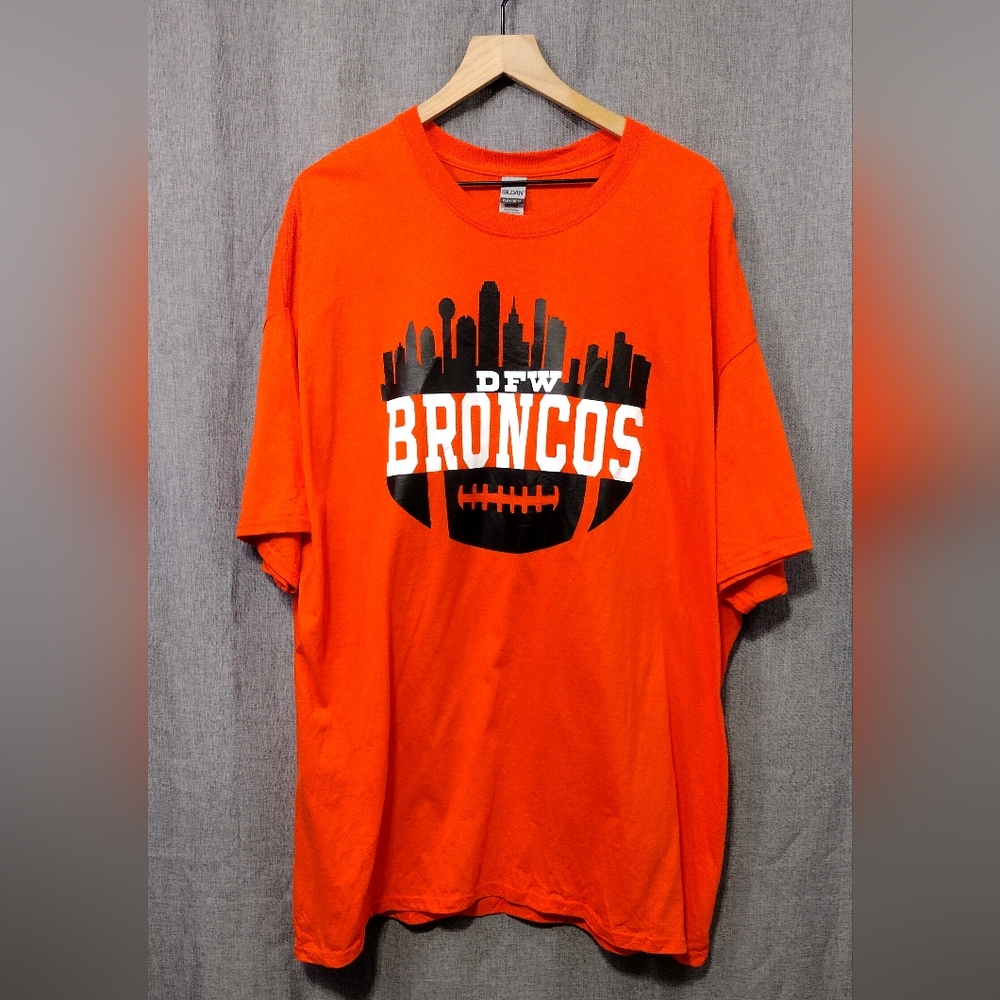 Denver Broncos Football 40 Kenny Bell T-Shirt Mens 3XL Orange Sporty Athletic